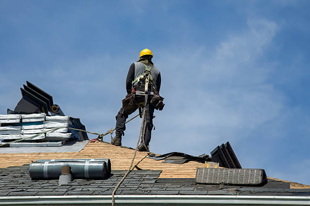 Professional Storm Damage Roof Repair technician working in Stryker, OH